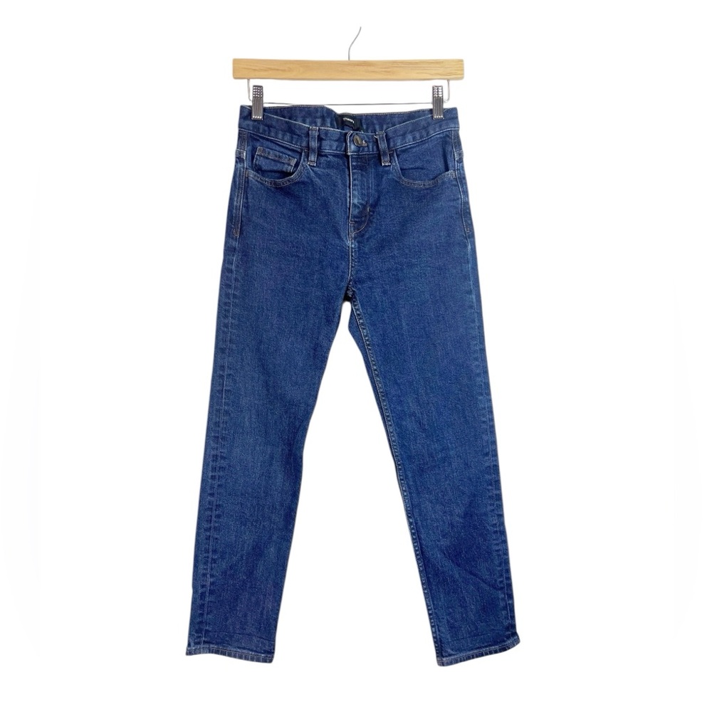 Theory Women’s Treeca Jean Medium Wash Skinny Ankle Denim Size 26 Preppy Cotton